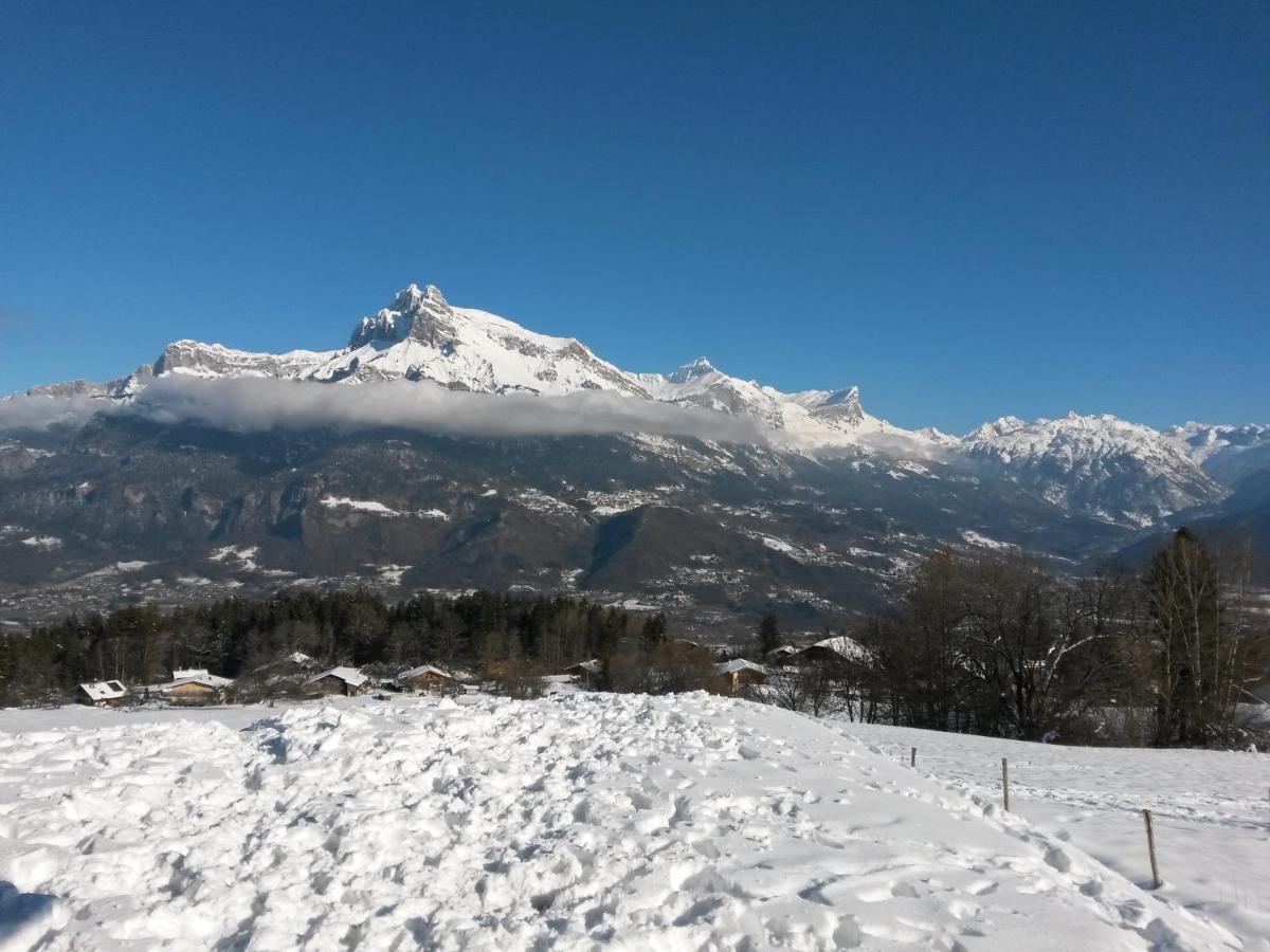 Rez De Chaussee Tres Calme Vue Mont-Blanc Combloux Bilik gambar